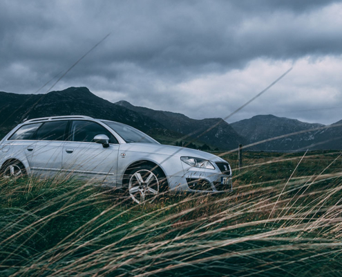 cars seat exes branding adventure landscape connemara